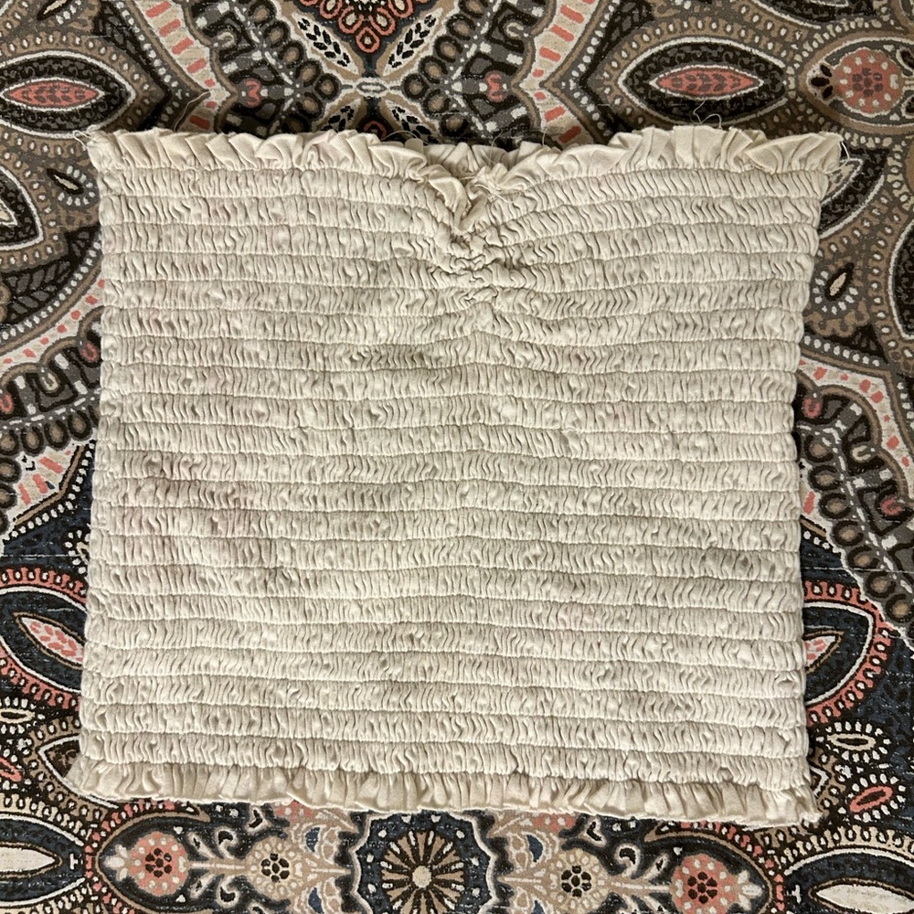 ruched tube top